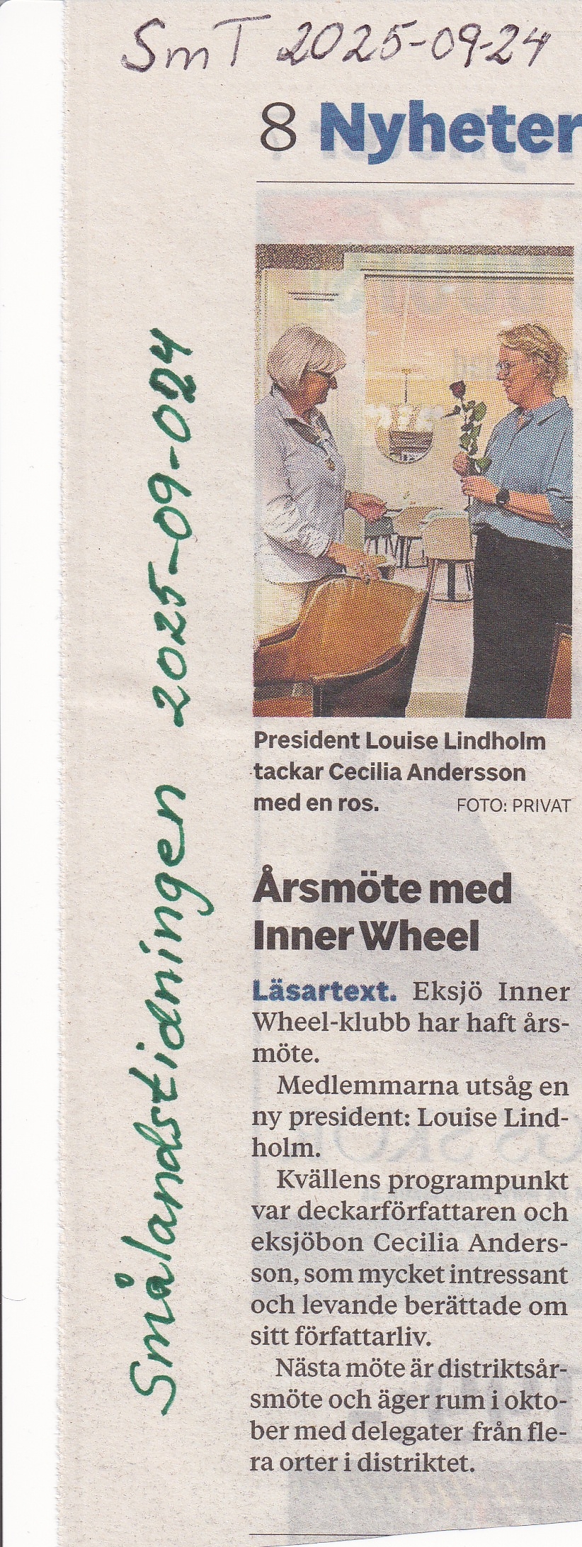 Artkel Smålandsposten_20250924